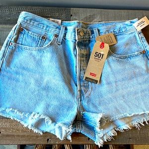 LEVI 501 HIGH RISE SHORTS